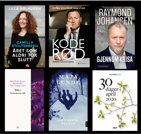 Globalt er det skrevet mange bøker om smitten som traff verden, her er noen av de norske bidragene.